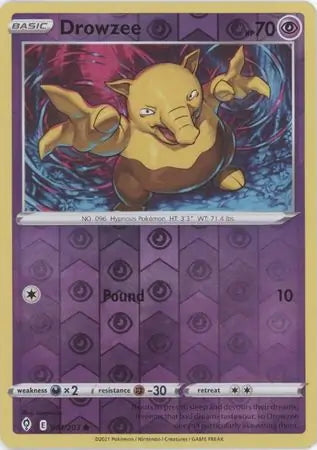 Evolving Skies Drowzee #61/203 reverse holo
